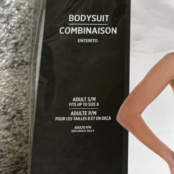 NWT Inspirit Vintage Circus Bodysuit Costume Red White Black Size: Small/ Medium - Picture 6 of 6